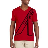 Softstyle® 4.5 oz. V-Neck T-Shirt Thumbnail