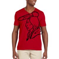 Softstyle® 4.5 oz. V-Neck T-Shirt Thumbnail