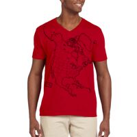 Softstyle® 4.5 oz. V-Neck T-Shirt Thumbnail