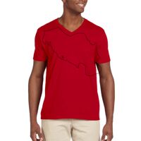 Softstyle® 4.5 oz. V-Neck T-Shirt Thumbnail