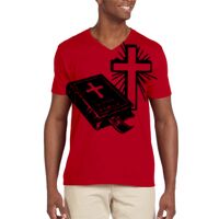 Softstyle® 4.5 oz. V-Neck T-Shirt Thumbnail