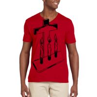 Softstyle® 4.5 oz. V-Neck T-Shirt Thumbnail