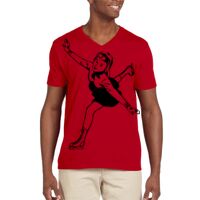 Softstyle® 4.5 oz. V-Neck T-Shirt Thumbnail
