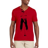 Softstyle® 4.5 oz. V-Neck T-Shirt Thumbnail
