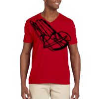 Softstyle® 4.5 oz. V-Neck T-Shirt Thumbnail