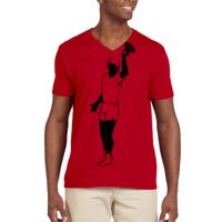 Softstyle® 4.5 oz. V-Neck T-Shirt Thumbnail