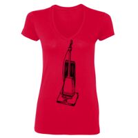 SoftStyle® Ladies' 4.5 oz. Junior Fit V-Neck T-Shirt Thumbnail